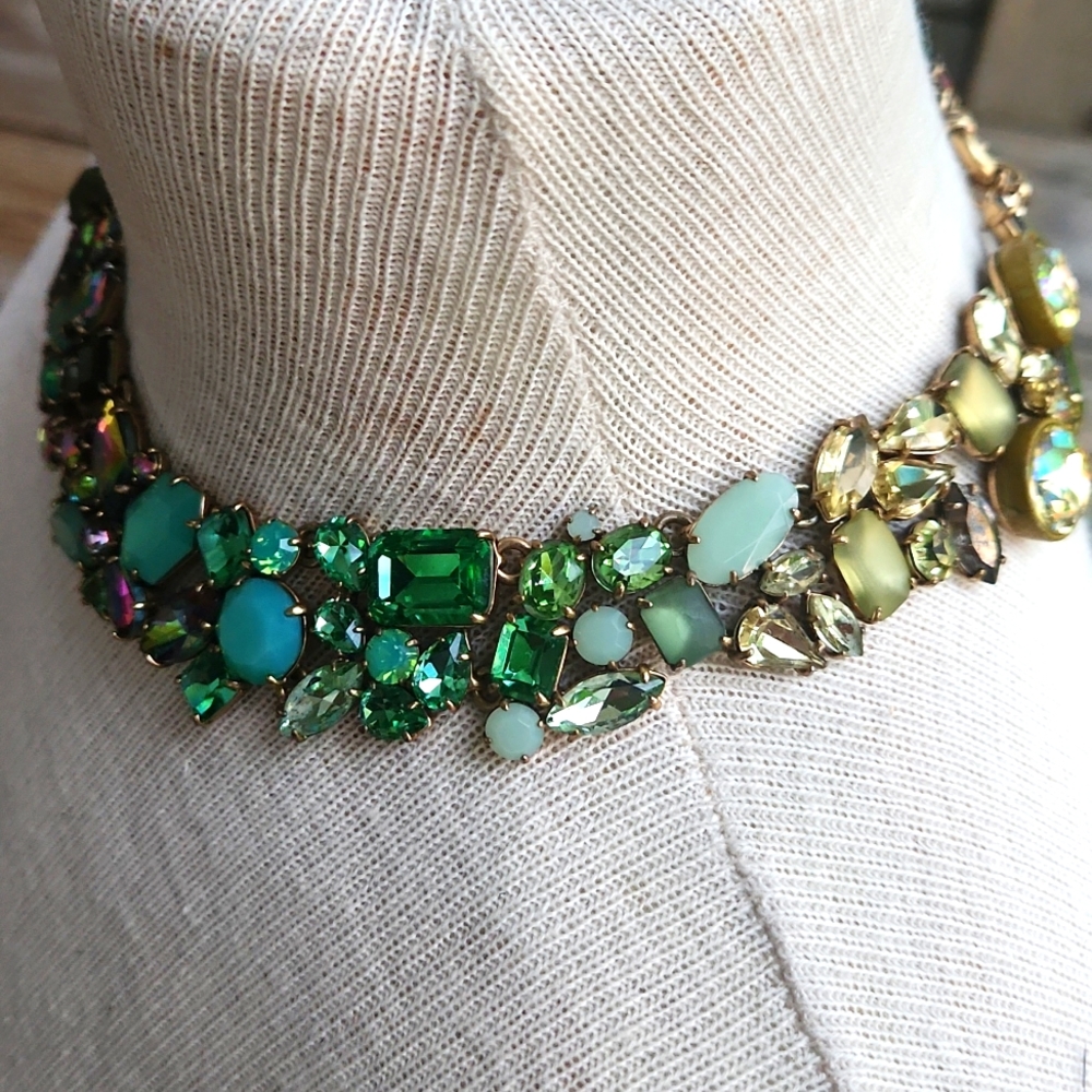 J. Crew Brulee Choker Style Statement Necklace - Picture 9 of 17